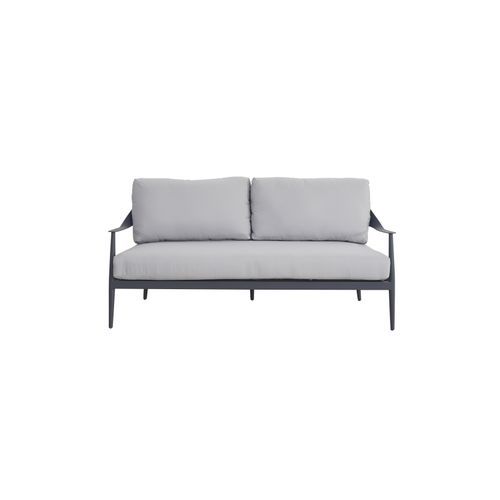 Rio 4pc Aluminium Outdoor Lounge Set | Gunmetal