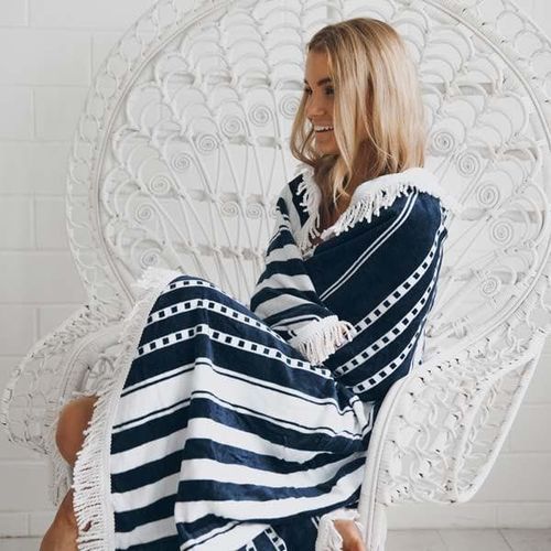 Round Beach Towel/Picnic Blanket - Oceans