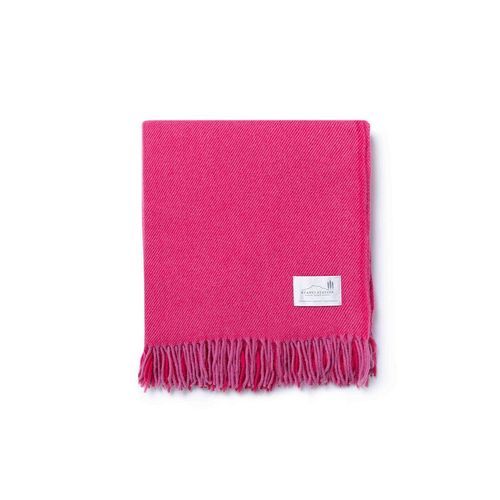 Ruanui Station Lambswool Throw -  Puketero Pink