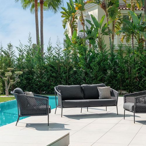 Safara 3pc Outdoor Sofa Setting