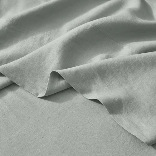 Ravello Linen Flat Sheet - Sage | Weave Home Bed Linen