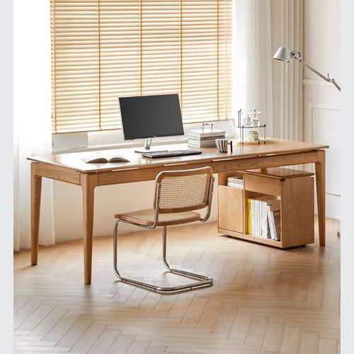 Seattle Natural Solid Ash Large Dining Table