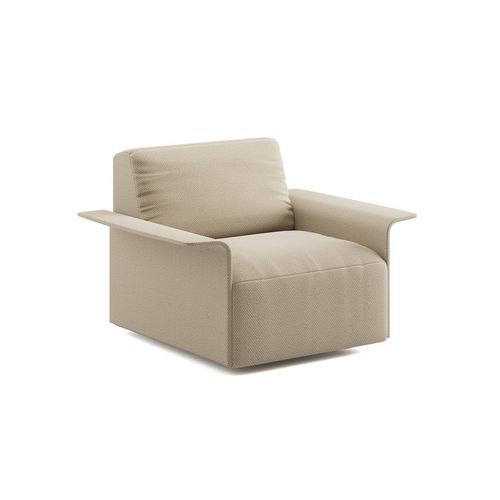 Sistema Floor Armchair - Upholstered Armrest