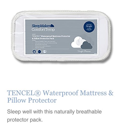 Sleepmaker Waterproof Mattress & Pillow Protector - Single