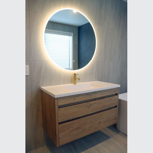 Code Lux 1000 2 Drawer Wall Hung Stock Vanity