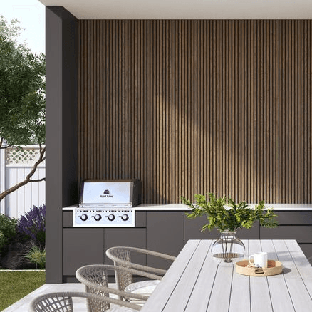 WPC Paneling Slat Exterior | Teak