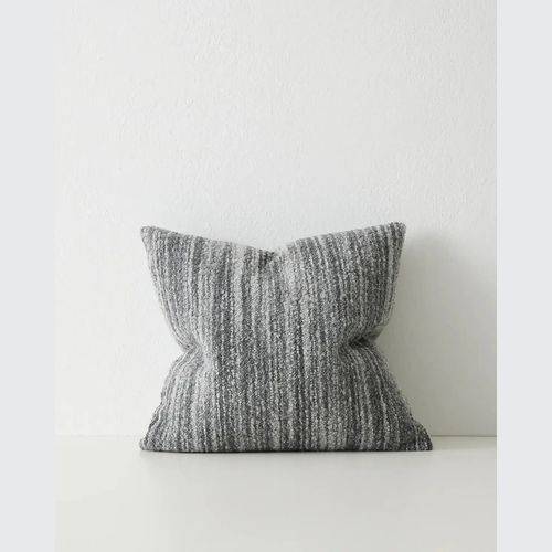 Weave Home Gigi Cushion - Slate | Wool Blend Boucle