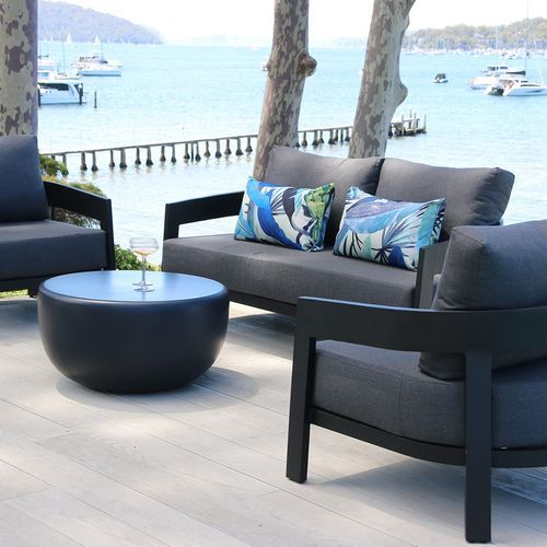 Ubud 4pc Aluminium Outdoor Lounge Setting