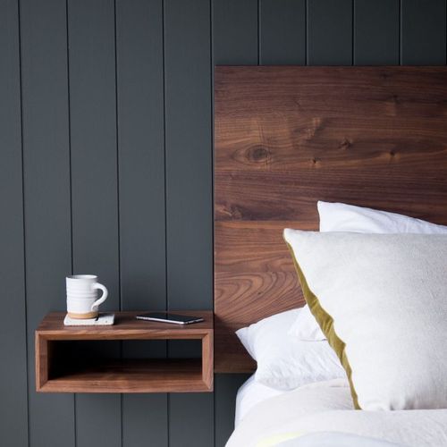 Walnut Floating Bed