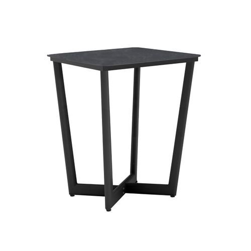 Verona Square Outdoor Bar Table - Charcoal