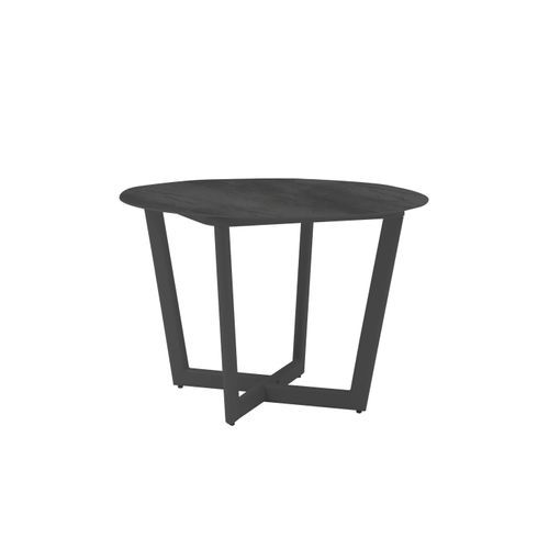 Verona Round Outdoor Dining Table - Charcoal