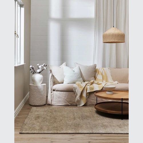 Baya Anchorage Floor Rug - Stone | Four Sizes