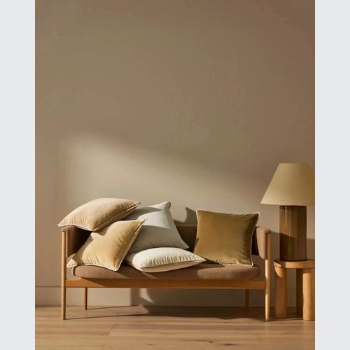 Weave Home Francesca Cushion - Olive | Velvet