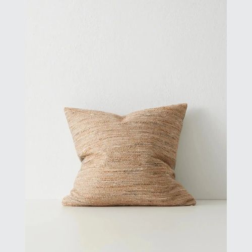 Weave Home Vista Cushion - Sunset | Chunky Linen/Wool Blend