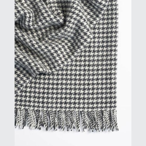 Weave Home Huxter Throw Blanket - Black | 100% Wool