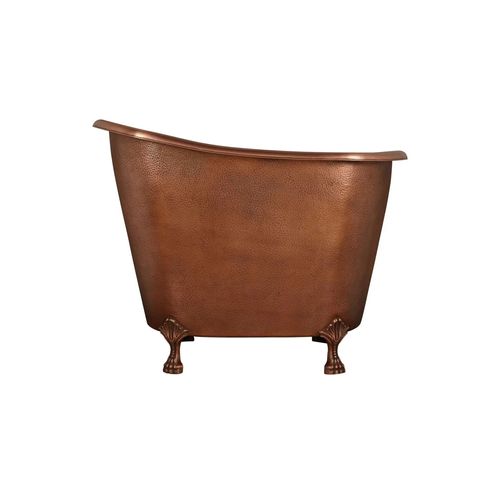 The Copper Bath Tub - Ahlia Hammered Slipper Clawfoot 1220mm -CB5050-D49