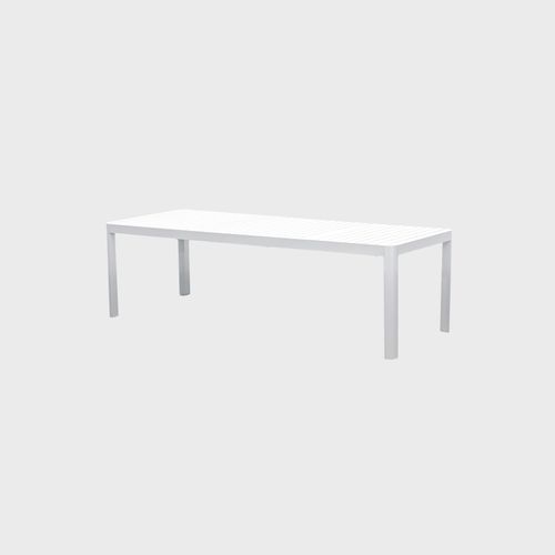 Azura Extension Outdoor Dining Table 195|255cm | White