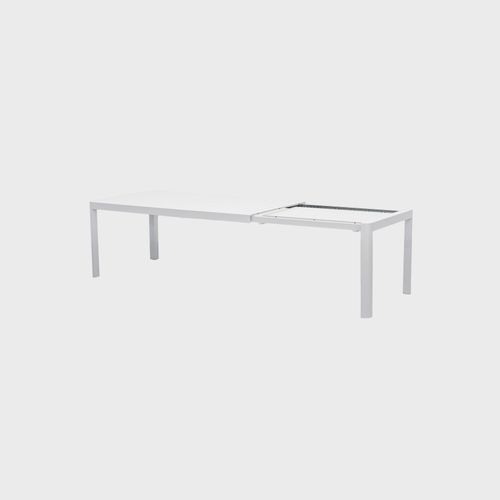 Azura Extension Outdoor Dining Table 195|255cm | White