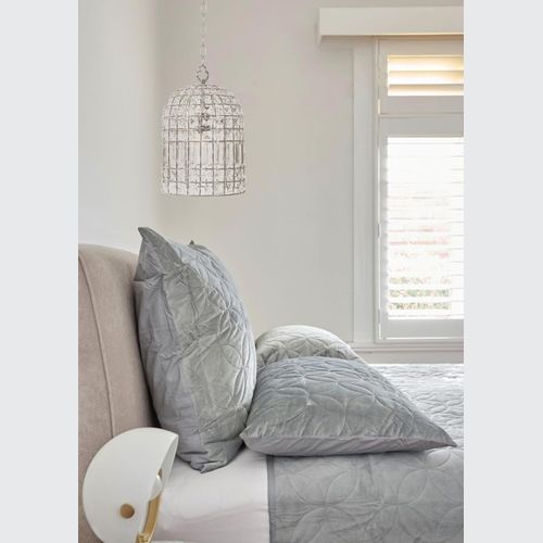 Whitney | Dome Glass Crystal Chandelier - Chrome