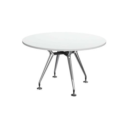 Round Meeting Table On Luna Base