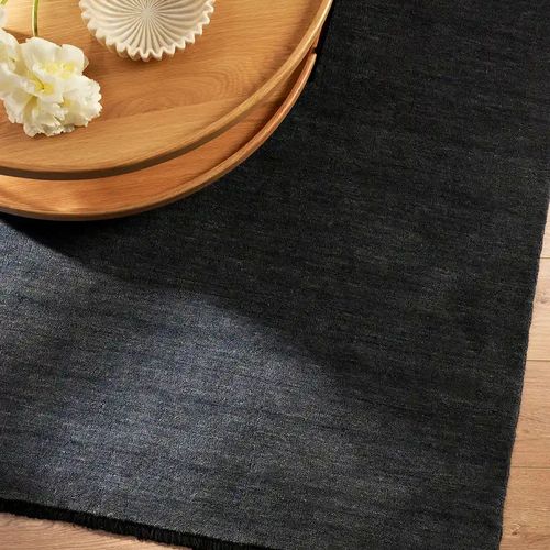 Baya Sandringham 100% Wool Rug - Storm Blue