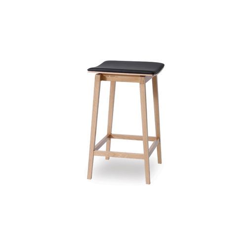Stockholm Kitchen Stool - Natural Oak - by TON