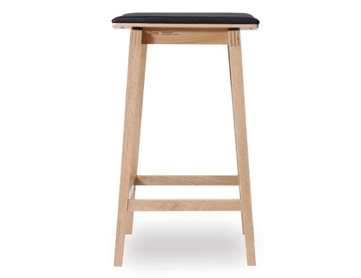 Stockholm Kitchen Stool - Natural Oak  - by TON