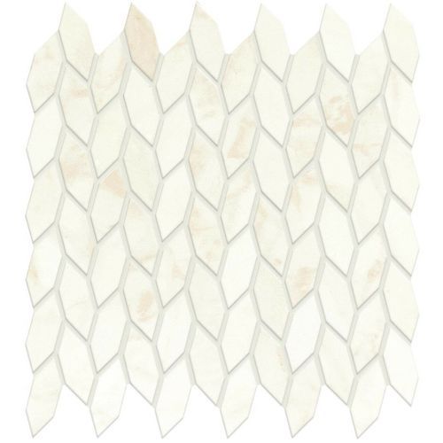 Calacatta Delicato Twist Satin Mosaic | Tile Space