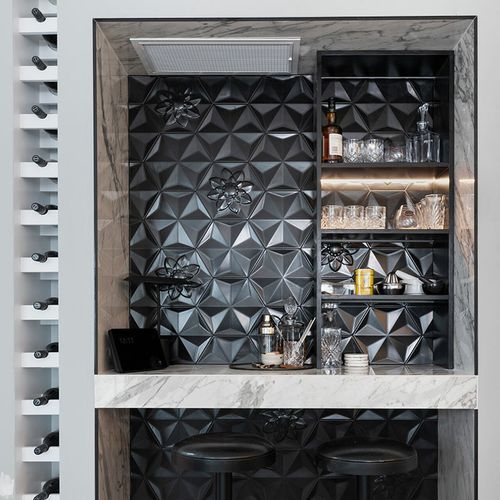 Bisazza Custom Glass Mosiac Interior Tiles