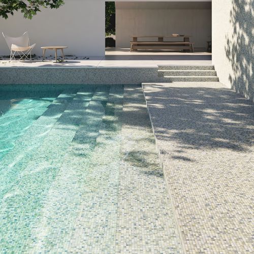 Fluid Tile | Aquarelle Collection by Ezarri
