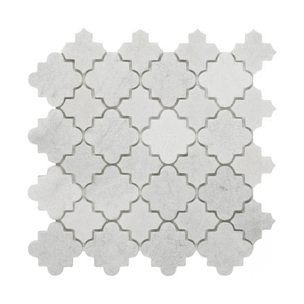 Luxor Tumbled Carrara Mosaic