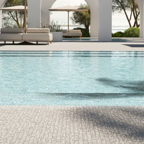 Stripes Tile | Aquarelle Collection by Ezarri