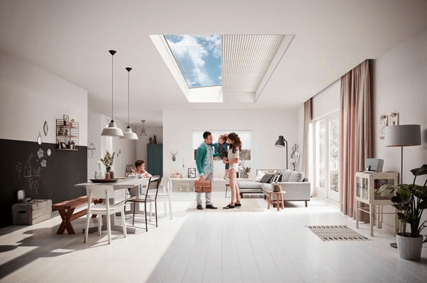 Skylight Two Way Pleated - Wand | Pleated Blinds