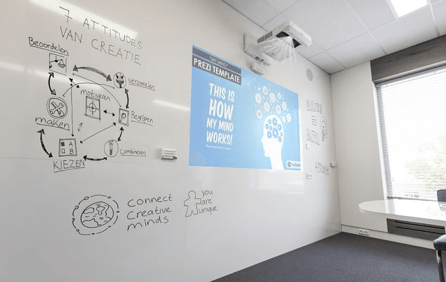 Chameleon Customised whiteboard wall