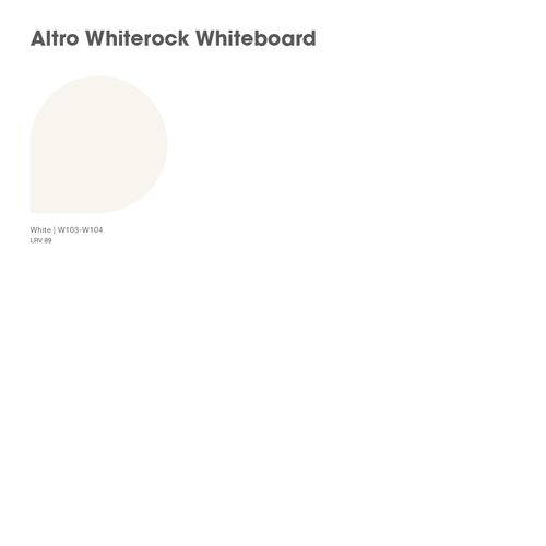 Altro Whiterock™ Whiteboard