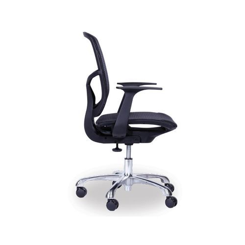 Chilli Black/Black Office Chair - Low Back