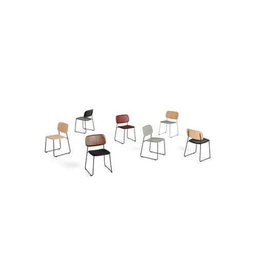 Soft Edge 50 Chair Sled Seat Upholstery by HAY