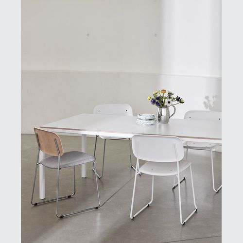 Soft Edge 50 Chair Sled Seat Upholstery by HAY
