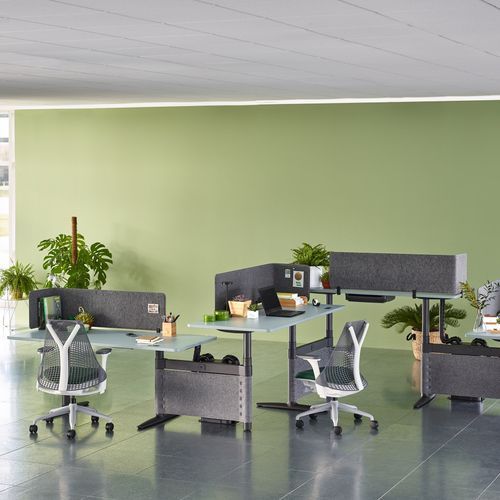 Herman Miller Atlas Sit To Stand Desk Pod 2