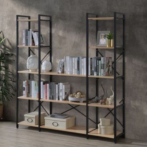 Axel 3PCE Shelving Unit U shape Tall | Black Steel