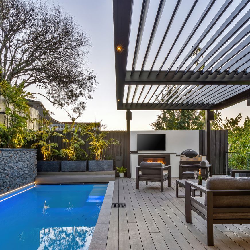 Poolside Living Space