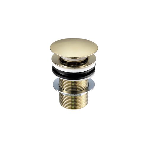 Clikclak Pop-Up Dome Waste Brushed Gold