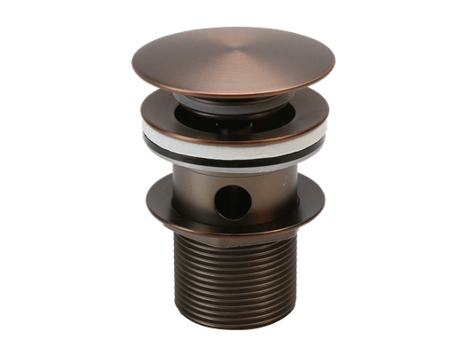 Clikclak Overflow Pop-Up Dome Waste Oil Rubbed Bronze