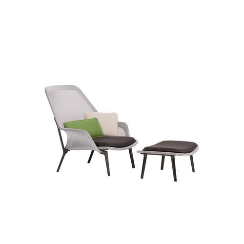 Slow Armchair & Ottoman by Vitra