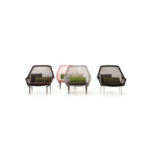Slow Armchair & Ottoman by Vitra
