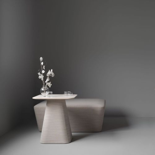 Osaka Medium Ottoman, 1100 x 1100, H450 by Teruhiro Yanagihara