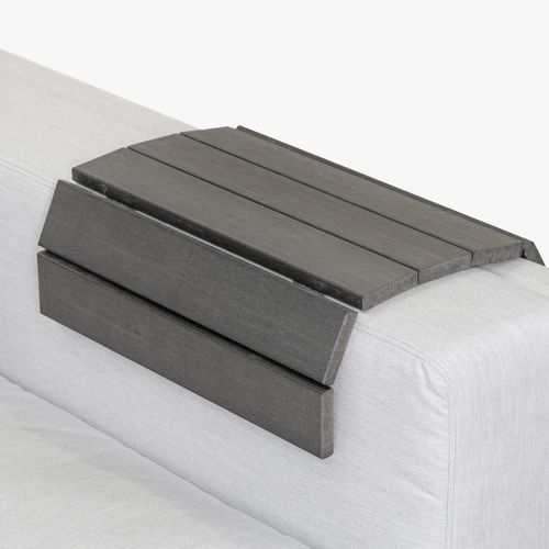 Outdoor Polywood Slat Tray in Grey