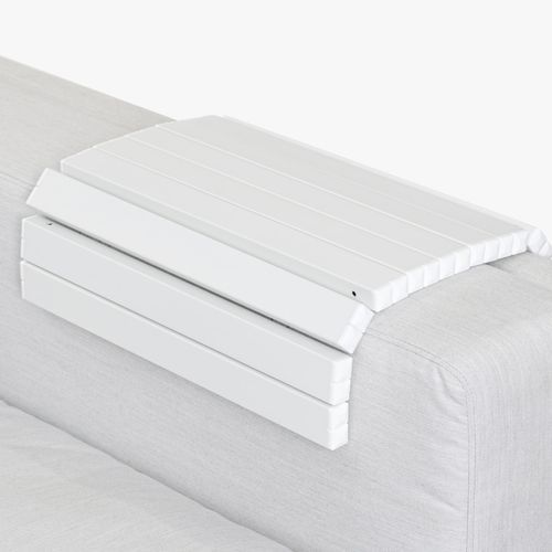 Outdoor Aluminium Slat Tray in White