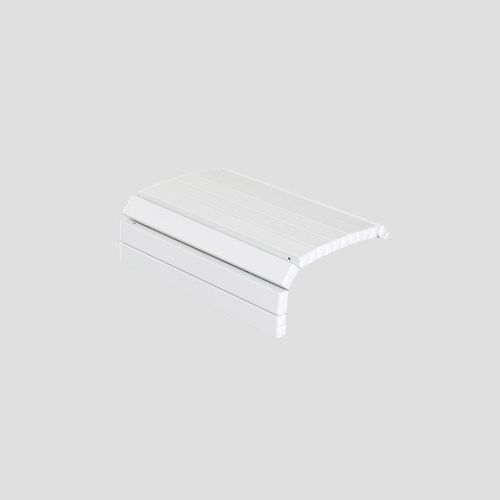 Outdoor Aluminium Slat Tray in White