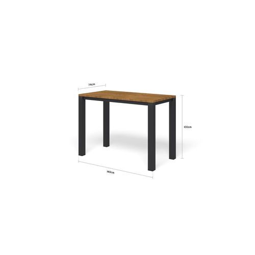 Adele Teak Bar Table with Nivala Bar Chairs 5pc